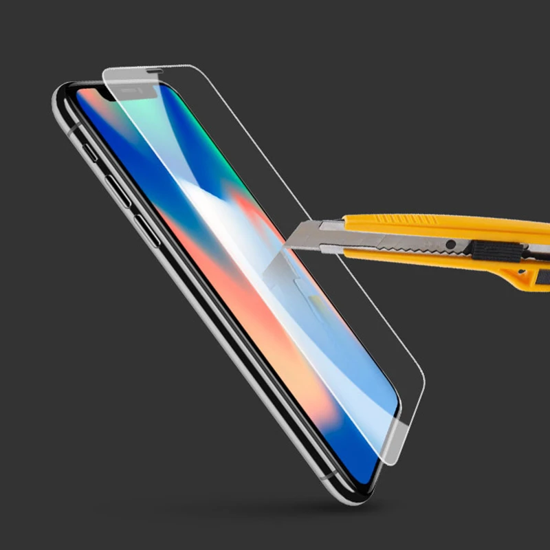 10 шт. переднее + прозрачное заднее пластиковое стекло для iPhone X XR XS Max полное