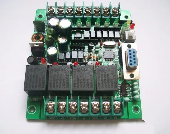 Быстрая PLC промышленная плата управления микроконтроллер панель программируемый контроллер FX1N-10MR SRD24VDC PLC