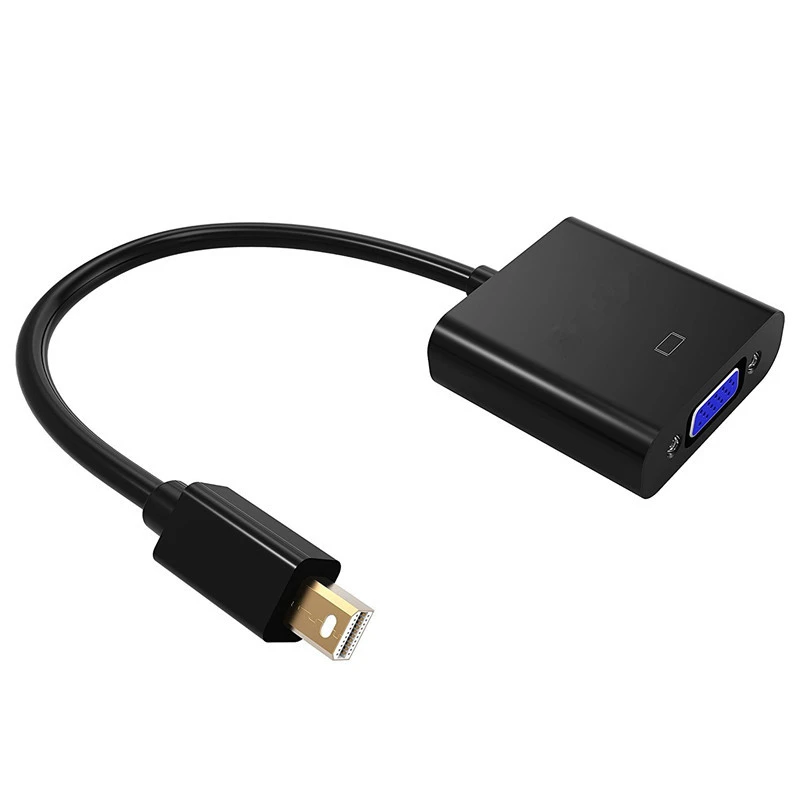 Mayitr 1 шт. 2 цвета Мини DP к VGA видео адаптер 1080p порт дисплея Thunderbolt кабели для Apple Macbook