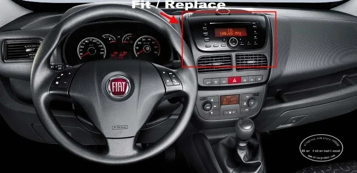 Excellent Android 6.0 1G RAM 6.2 Inch Car Stereos for FIAT Doblo 2012 2013 Car DVD CD Player with GPS Navigation Radio Video Audio USB SD 2