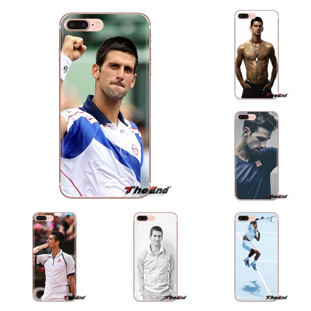 For iPod Touch Apple iPhone 4 4S 5 5S SE 5C 6 6S 7 8 X XR XS Plus MAX Novak Djokovic Tennis Superstar ATP Soft Transparent Cases |