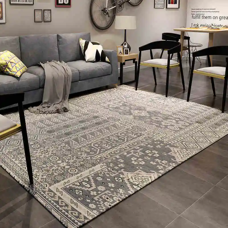 WINLIFE Nordic Classic Carpets For Living Room Home Bedroom Rugs And Carpets Coffee Table Area Rug Kids Play Mat Home Decor