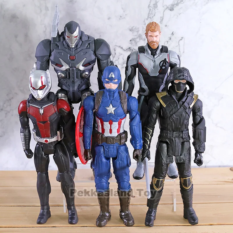 

Marvel Avengers Endgame iron Man Captain Marvel quantum Battle suit Hulk Black Panther Thanos Action Figure toys doll