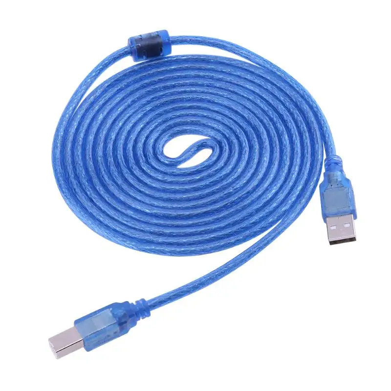 

3m/9.84ft USB 2.0 Extension Printer 24AWG/2C + 28AWG/1P Wire Cable Cord Line Connector for Computer PC Laptop High Qulity