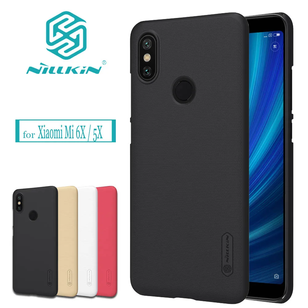 

Nilkin Capa for Xiaomi Mi 6X A2 / Mi 5X A1 Case Nillkin Frosted Matte Shield Hard PC Back Cover for Xiaomi Mi6X MiA2 / Mi5X MiA1