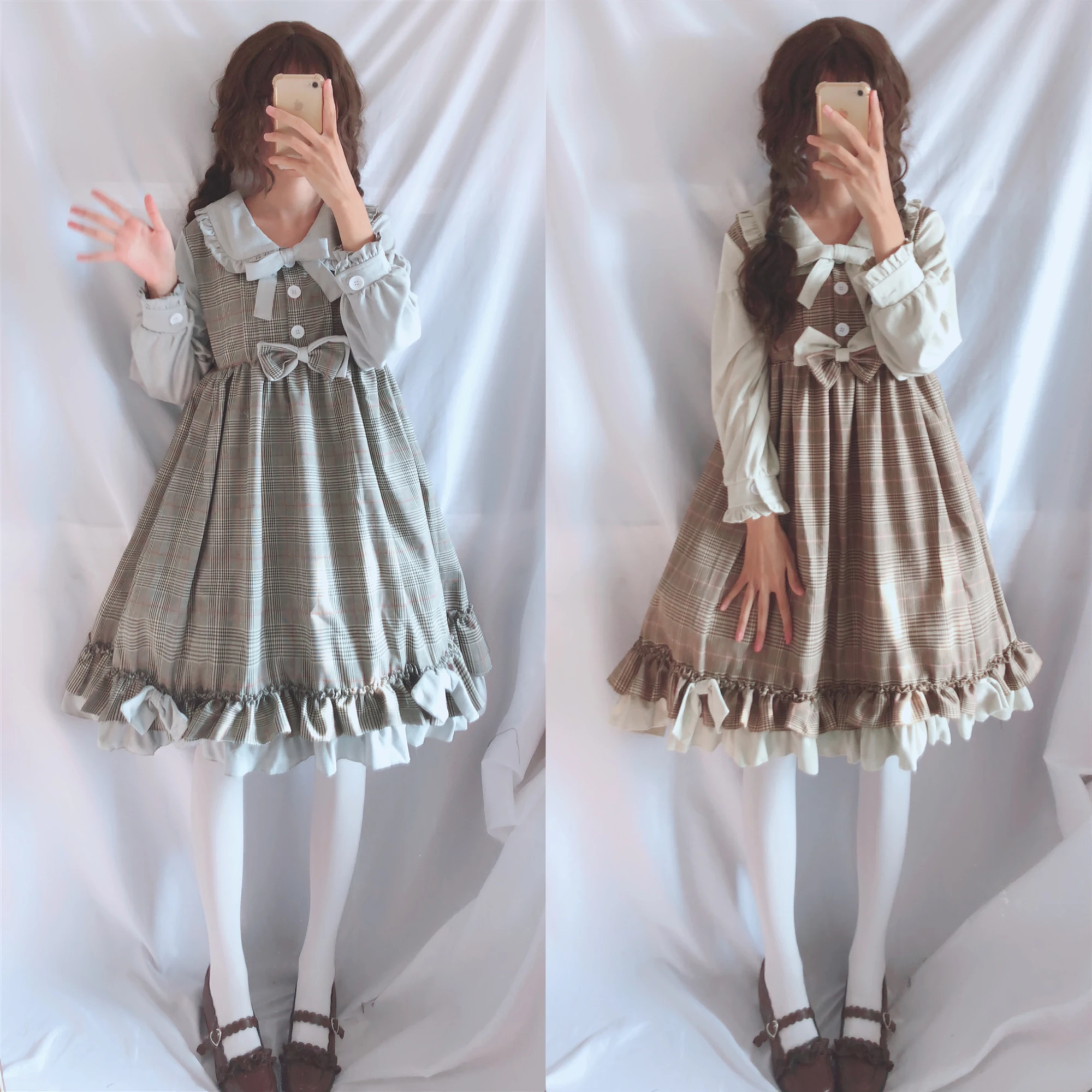 2019 Verkoop Nieuwe En Herfst Zijn Zacht Girls'retro Dagelijks Lolita Jurken, Kleine Rokken, mooie Zoete Lange mouwen Prinses Jurken 2019 Verkoop Nieuwe En Herfst Zijn Zacht Girls'retro Dagelijks Lolita Jurken, Kleine Rokken, mooie Zoete Lange mouwen Prinses Jurken