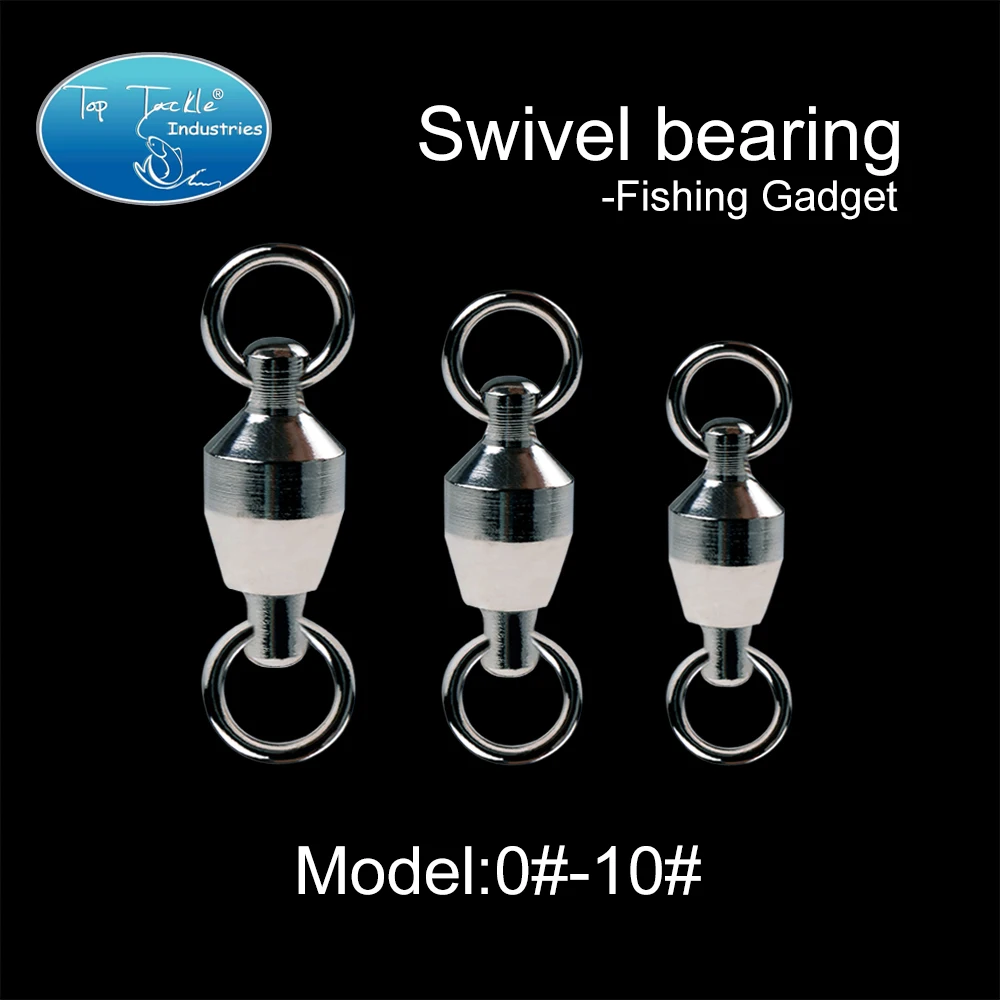 

Swivel bearing High-quality Connector Fishing Lure Fishing Gadget 10pcs/lot