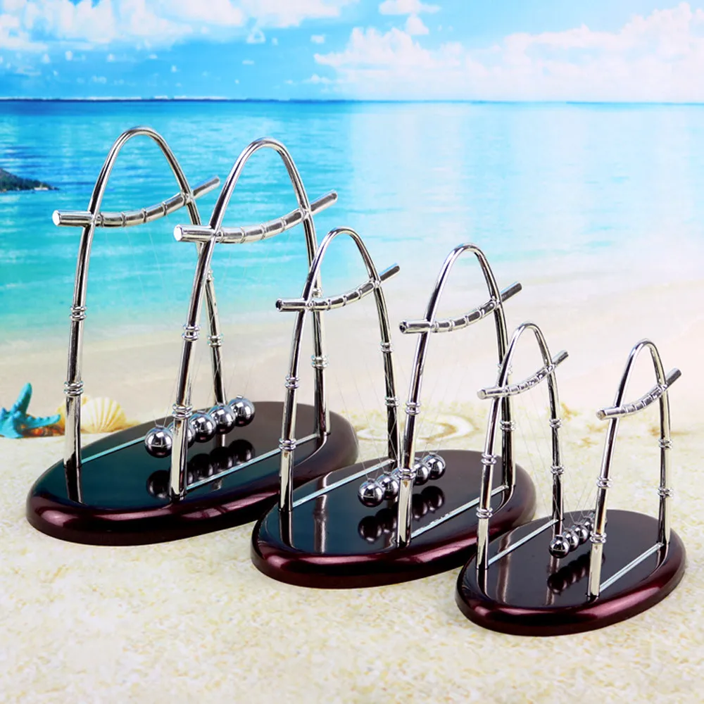 Настольная Колыбель Newton's Cradle в форме дуги мяч для балансировки головоломка