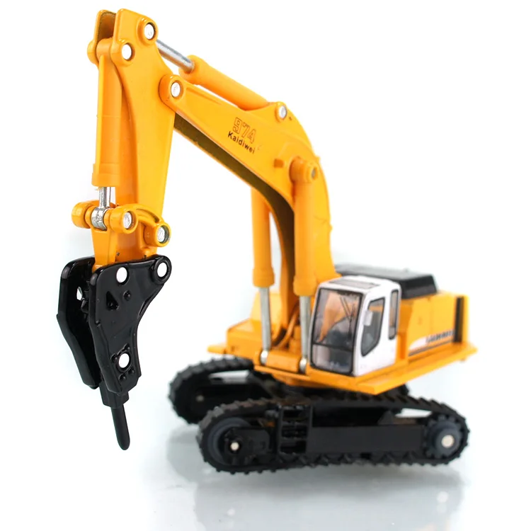 Pyoopeo Hydraulic Excavator H120E Hydraulic Hammer 187 Scale Diecast