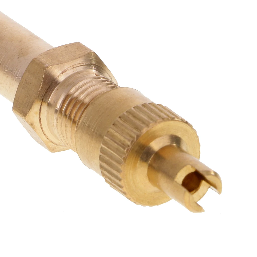 4inch Brass Wheel Tire Valve Stem Extension Adapter Car Motorcycle Bike Truck RV Universal Extenders (Valve Stem Extensions)