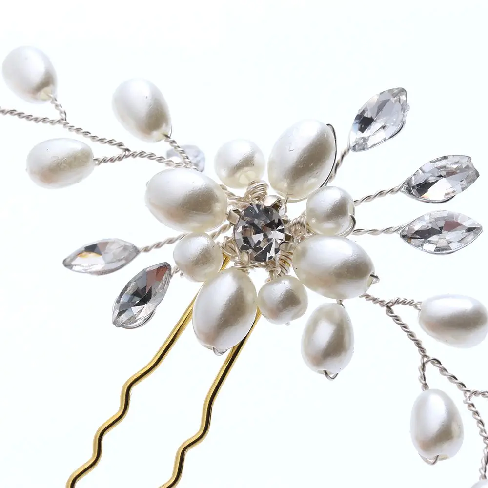 Women Girls Fashion Hairpins Simulate Pearl Hair Clip Wedding Bridal Headwear Hair Pins Styling Clip Tools Braiding Accessories Women Girls Fashion Hairpins Simulate Pearl Hair Clip Wedding Bridal Headwear Hair Pins Styling Clip Tools Braiding Accessories