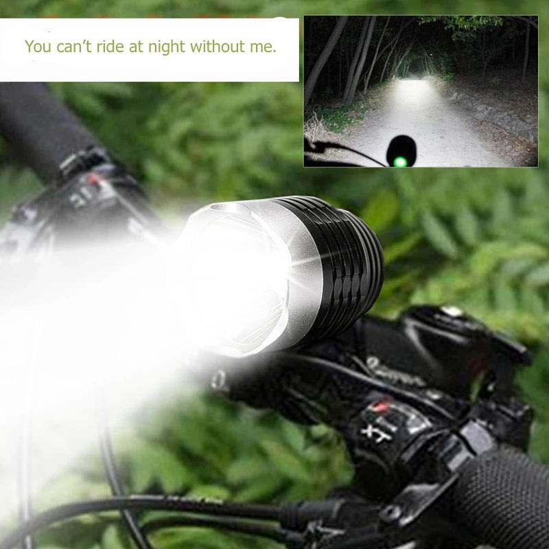 18650 Elfeland Q5 800LM 3Modes Zoomable Mini LED Flashlight Bicycle Light