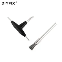 DIYFIX-Juego de herramienta DIY para vapeo, cepillo de limpieza de bobina, destornillador para cigarrillo electrónico RDA reconstruible RTA RDTA, tanque atomizador artesanal