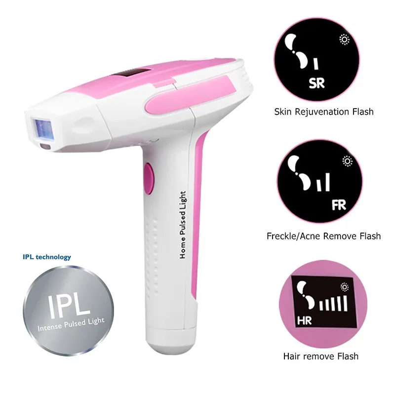 

900000 Flash IPL Laser Hair Removal Machine Laser Epilator Hair Removal Permanent Bikini Fine Tuning Electric Laser Female