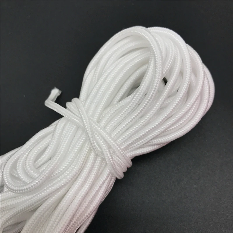 10Yards/Lot 3mm Solid Parachute Cord Lanyard Rope Mil Spec Type One Strand Climbing Camping Survival Equipment Paracord 