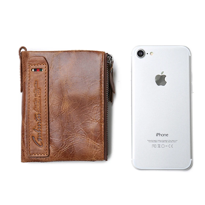 Genuine Leather Wallet Men Women (7)