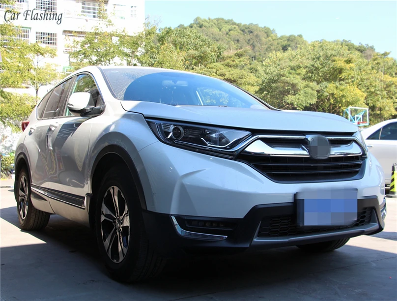 Автомобильный мигающий для Honda CRV CR-V DRL для вождения, дневной ходовой светильник DRL с желтым поворотом, противотуманная лампа, реле, Дневной светильник