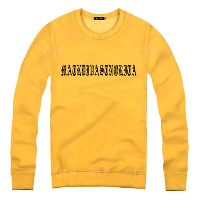 Hip Hop yellow Sweatshirt Women Harajuku Print Long Sleeve O-Neck Warm Hooded Female Bts Kpop Hoodies Hoodies