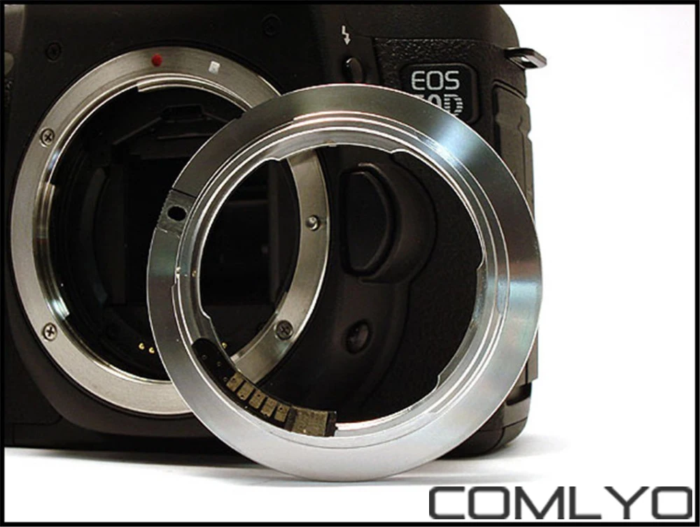 New Lens Adapter AF Confirm for Nikon AI Lens to Canon EOS EF Mount