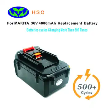 

4.0Ah 18650 battery pack MAK36 Li-ion Battery 36V Replacement for MAKITA 36V battery 194873-2 BL3622A BL3626 194874-0 Battery pa