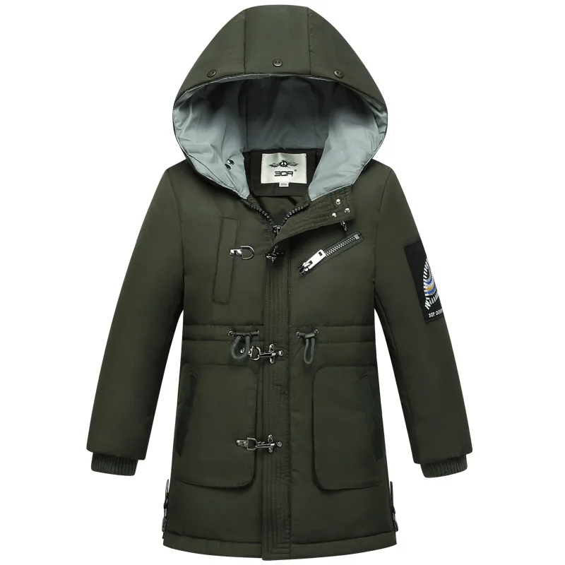 

2018 Children Girl Boys Winter Jackets Boys Warm Thick Warm Coat Long Jackets for Kids Snowsuits Girls Parkas Down Jackets
