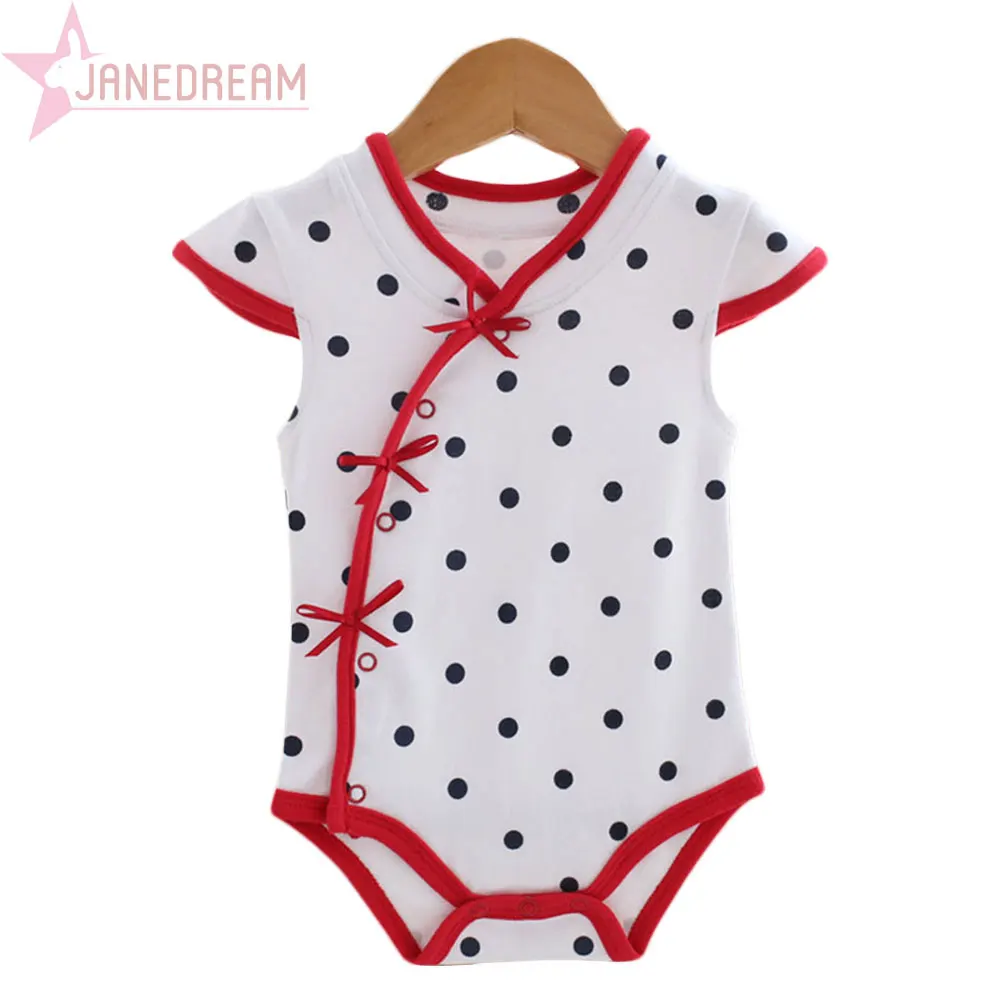 

Summer Newborn Baby Girls Clothes Chinese Cheongsam Traditional National Costume Toddler Jumpsuit Short Sleeve Baby Girl #273888