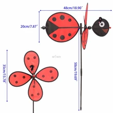 Пчела Божья коровка ветряная мельница вихревой ветер Спиннер домашний дворовый садовый Декор детские игрушки MAY07 дропшиппинг