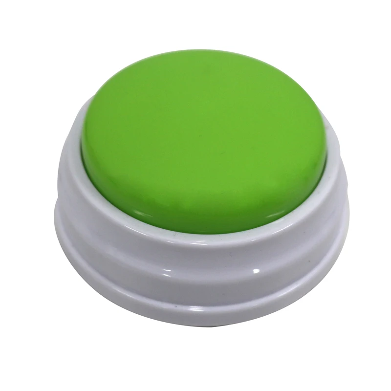 Voice Recorder Button,Recordable Talking Button with Led Function Learning Answer Buzzers Silver Easy Carry 30S Voice Recording Sound Button Voice Recorder Button,Recordable Talking Button with Led Function Learning Answer Buzzers Silver Easy Carry 30S Voice Recording Sound Button
