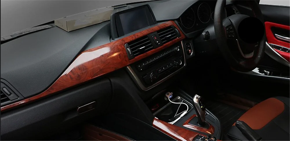 Автомобильная фотоконсоль из зернистой бумаги с яркой поверхностью для BMW всех