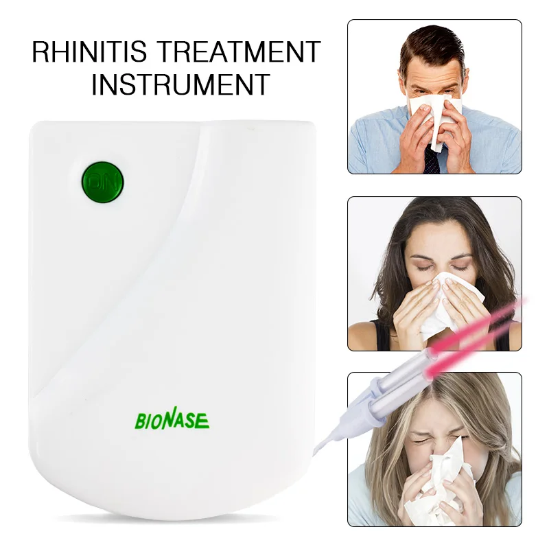 Raiuleko وكيل BioNase الأنف الأنف الجيوب الأنفية علاج العلاج تدليك حمى القش التردد المنخفض نبض الليزر الأنف الرعاية الصحية آلة