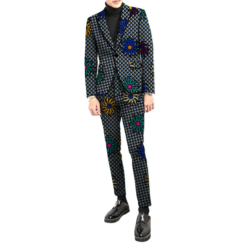 

New Arrivals Men Suits Ankara Fashion Blazer And Trouser Customized Two Pieces Mens Wedding Blazer Suits Plus Size Street Wear