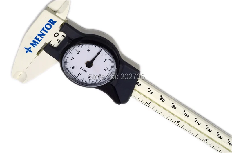 Dial Caliper 0-150mm Dial Vernier Caliper Plastic Measurement Gauge Micrometer Tool 0-6“ Case Dial Caliper 0-150mm Dial Vernier Caliper Plastic Measurement Gauge Micrometer Tool 0-6“ Case