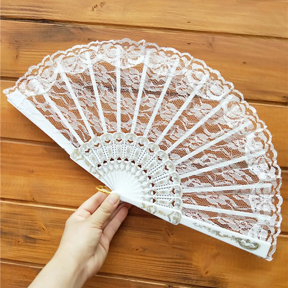 Buy 1PC Chinese Style Lace Hand Held
