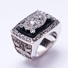 Comercio al por mayor 1980 del Super Bowl Oakland Raiders plateado de Aleación De Zinc de moda Personalizada Deportes Replica Anillo Campeonato Mundial para Los Hombres