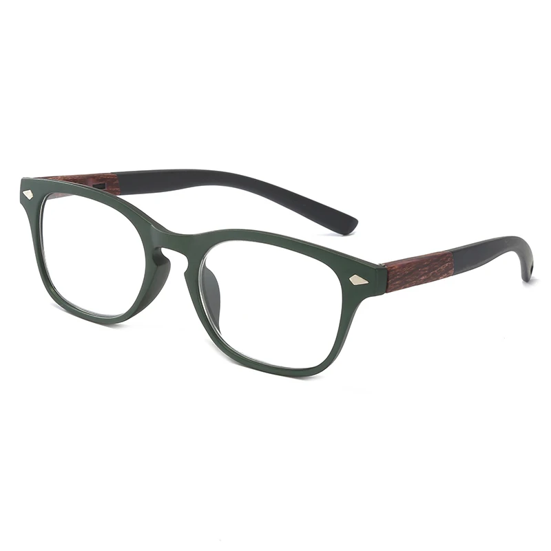 Джонни Деппом, очки для чтения, Для мужчин Для женщин; модная фирменная дизайнерская обувь; компьютерная игра дальнозоркостью+ 1,0+ 1,5+ 2,00+ 2,50+ 3,0+ 3,5+ 4,0 Z18183 - Цвет оправы: Зеленый