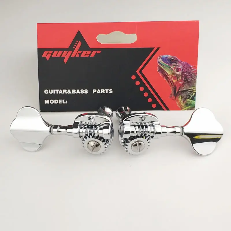 

1 pcs Right or Left Electric Bass Guitar Tuning Pegs Machine Heads Knobs Tuners High Quality Chrome