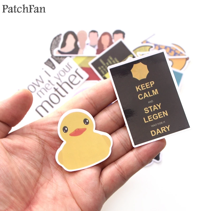 Patchfan 20 штук как я встретил вашу маму 90s наклейки для скрапбукинга детская игрушка