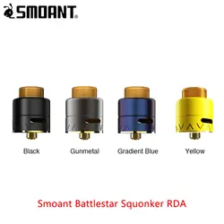 Originl Smoant Battlestar сквокер RDA 24 мм диаметры двойной поток воздуха и 810 полимерный капельный наконечник электронных сигарет Vape Танк vs drop rda