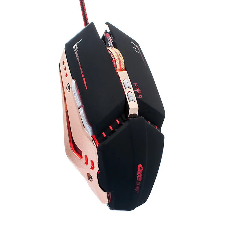 X800 компьютерных игр Мышь Gamer мыши Проводная оптическая 3D 3200 Точек на дюйм