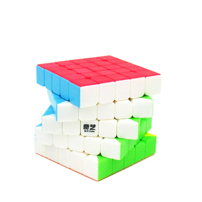 QiZheng QiYi 62 мм 5x5x5 Интеллектуальный Магический кубик Скорость гладкой конкурс Классические игрушки для детей не стикеры головоломки Neo Cube