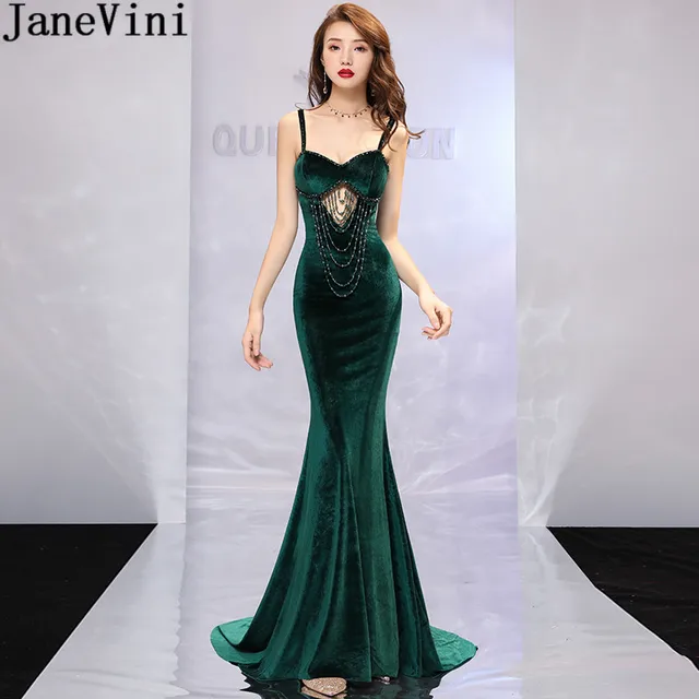 Dark Green Elegant Dress