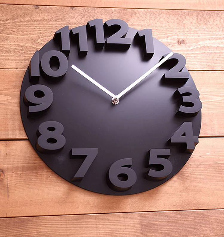 3D круглые настенные часы современный дизайн бесшумные большие цифровые большие декоративные настенные часы подвесные на стену murale кухонные часы домашний декор