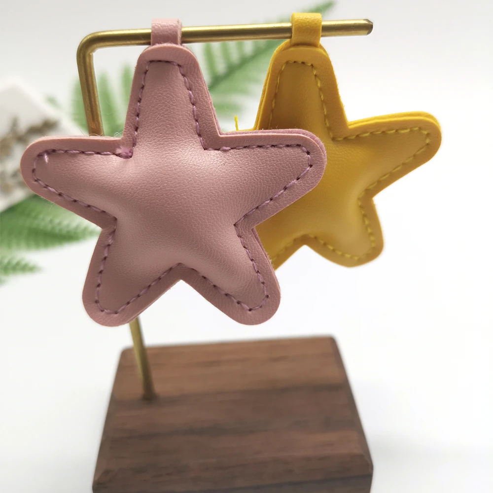 2 шт./лот НОВЫЕ Кисточки со звездами Кожаные Замшевые кисточки отделка для