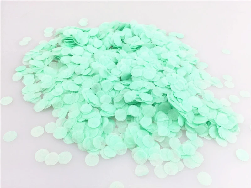 10g/bag 1cm Mini Round Tissue Paper Confetti paper confetti Circles Wedding Baby Shower Birthday Party Table Decorations