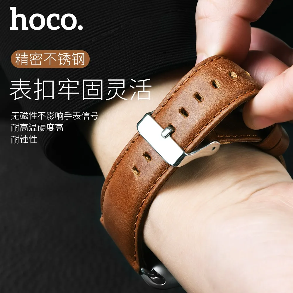 Ремешок из натуральной кожи для Apple Watch Band 44/42 мм 40/38 браслет воловьей iWatch Series 1 2 3 4 5