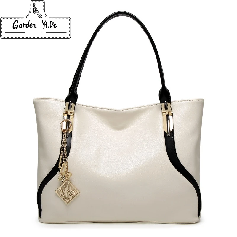 

Gorden Yi De Women's Pu Leather Handbags Female Shoulder bag designer Luxury Lady Tote Large Capacity Zipper Handbag for Women