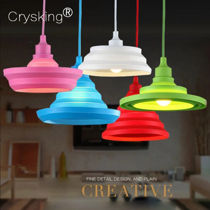 Modern Colorful Silicone Pendant Baby Light and Night Light for