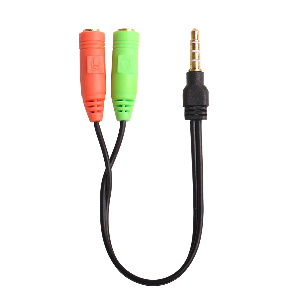 300pcs lot 2 in 1 1to2 High Quality 3 5MM Extension Earphone Headphone Audio Splitter Cable Adapter wholesale AUX cable