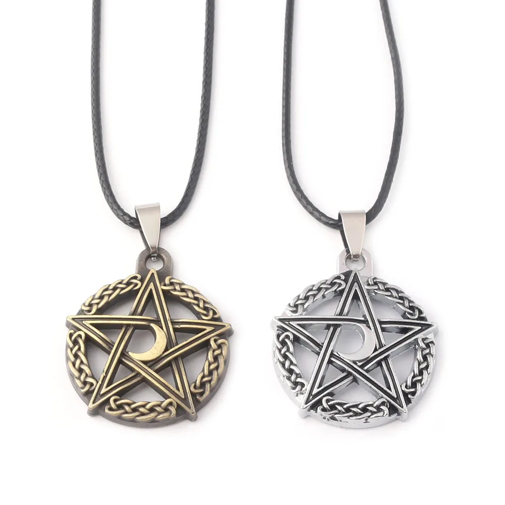 Supernatural Power Necklaces Pentagram Witch Protection Star Amulet