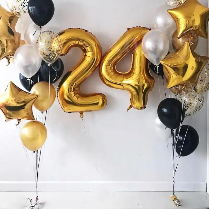 24 Edible Number Discs, with BIRTHDAY CAKE, Decorating CUPCAKE TOPPERS.